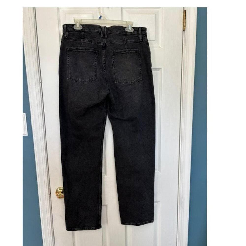 🖤💎 NWOT Good American Icon Straight Diamond Jeans- size 14 💎🖤 - Picture 8 of 12